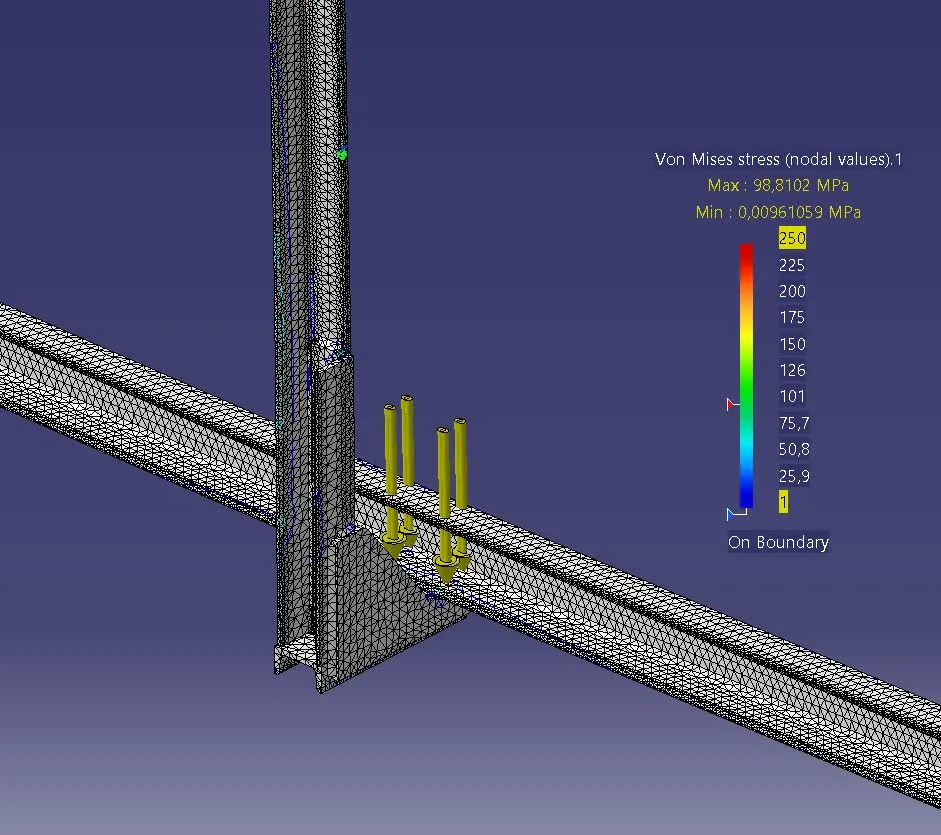 Modelo digital de dispositivo industrial con componentes ensamblados en vista isométrica